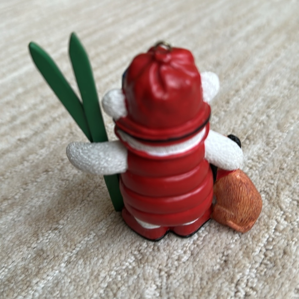Dayton Hudson Santabear Ornament 2004 Skiing Santa Bear Marshall Fields - Picture 5 of 16